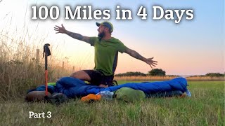 Solo Backpacking Along the South Downs Way  100 Miles in 4 Days Part 3 [upl. by Avalsorim532]