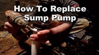 How To Replace Sump Pump  Wet Crawl Space We Can Help [upl. by Yrrap2]