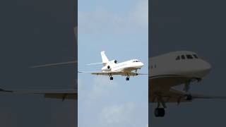 Dassault Falcon 900 N575JJ Landing DFW Airport [upl. by Reinke]