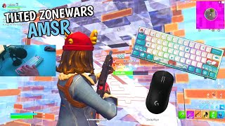 XVX MK61 ASMR 🤩 Optical Yellow Switches Chill Keyboard Fortnite Tilted ZoneWars Gameplay 🎧 [upl. by Aiseneg]