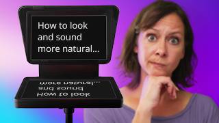 SECRETS to reading a teleprompter  From Awkward to Natural [upl. by Arries]