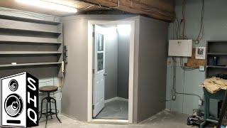 DIY Home Studio Vocal Booth Build Soundproofing Floating Floor and Professional Finishes [upl. by Jyoti]