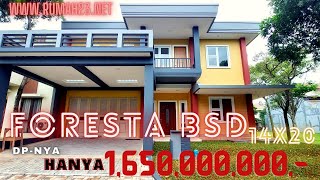 Rumah Di BSD City Tangerang  Foresta Premium Cluster [upl. by Dasya]