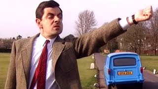 Hitchhiking to the Golf Course  Mr Bean Official [upl. by Eelirak778]