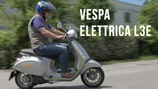 Vespa Elettrica L3E  ein Klassiker als neuer ElektroRoller [upl. by Noinatrad]