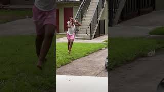 Our little cousin heard fireworks 💥 amp she did this 🤣 Watch Til End shortvideo [upl. by Nodal]