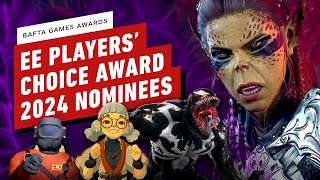 BAFTA Games Awards 2024 EE Players’ Choice Award Nominees [upl. by Rubma]