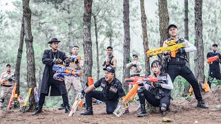 Alpha Nerf War  SEAL X Warriors Nerf Guns Fight Dr Lee Marines Trap For Hunting Criminals [upl. by Hanaj]