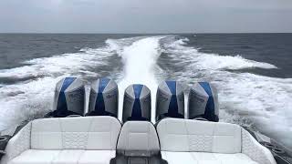 Nor Tech 390 quad 400 Rs  Worlds Fastest Offshore Fishing Boat [upl. by Adirahs]