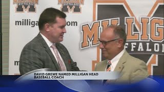 Grewe named new baseball coach at Milligan College [upl. by Attenyw]