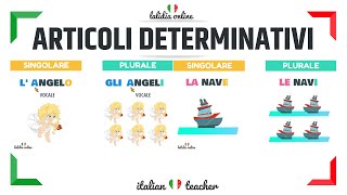 ARTICOLI DETERMINATIVI  easy exercises  Grammar  Italian for Beginners [upl. by Spenser774]