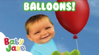 BabyJakeofficial  🎈 Playing With Balloons 😝  Full Episodes  Yacki Yacki Yoggi [upl. by Grantham]