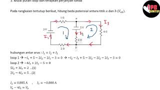 Rangkaian Multiloop  Rangkaian DC  Part 4  Fisika Dasar [upl. by Esilana]