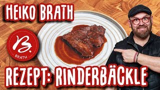 Rezept Rinderbacke  Metzgerei Brath  Fleischwerkstatt [upl. by Selimah539]