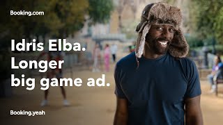 Bookingcom I Idris Elba says more things  2022 big game ad  extended [upl. by Iruy401]