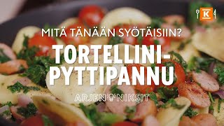 Tortellinipyttipannu  Arjen niksit  KRuoka [upl. by Htbazile]