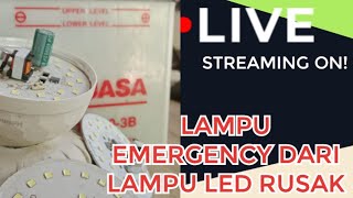 Apabisa lampu led AC dijadikan lampu led DC 12 voltidekreatiftutorial [upl. by Arand567]