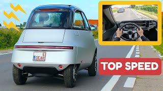 Microlino 2024⚡0 to Top Speed 🚀 ✪BMW Isetta✪ [upl. by Aenal]