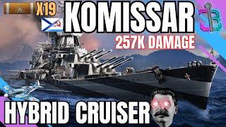 KOMISSAR  Cruiser sovietico che colpisce a qualsiasi distanza  World of Warships [upl. by Lisan507]