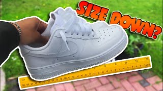 Should YOU Size Down In Air Force 1s [upl. by Pellegrini]