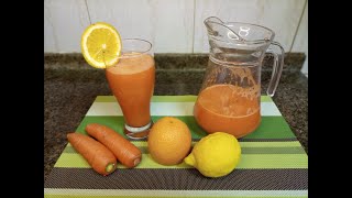 Carrot Orange Juice For Glowing SkinHow To Make Carrot Orange Juice With Blender amp Juicer Machine [upl. by Allerym]