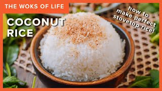 Easy Coconut Rice  Supplement and level up your takeout order  The Woks of Life [upl. by Petrina472]