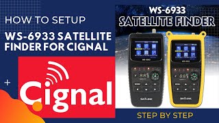 How to add new TP Frequency and New Satellite in Digital Satellite Finder  Satlink WS6933 [upl. by Maurer299]