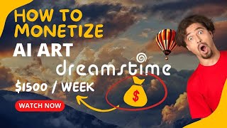 How to Monetize AI Art Upload Sell and Earn on Dreamtime [upl. by Assenahs]