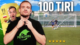 🎯⚽️ 100 TIRI CHALLENGE IL PENGWIN  Quanti Goal Segnerà su 100 tiri [upl. by Cart]