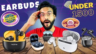 Best Earbuds Under ₹1500⚡️In Flipkart Big Billion Day Sale 2024🔥Best TWS Under 1500 2000 [upl. by Llirret]