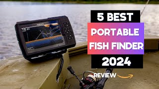 Top 5 BEST Portable Fish Finder 2024 [upl. by Sidoeht]