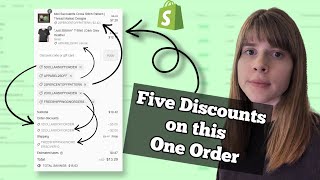 Combining Discounts for Your Shopify Store  Some of These Worked Differently than I Expected [upl. by Callie]