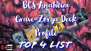 BCS Anaheim Top 4 GraveZorga Deck Profile Cardfight Vanguard Overdress [upl. by Eimmot]