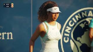 Naomi Osaka vs Caroline Wozniacki  Cincinnati Open 2024 Top Spin 2K25 PS5 Gaming Console [upl. by Arracahs25]