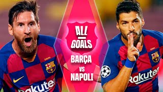 🔥 ALL THE GOALS 🔥 FC BARCELONA vs NAPOLI IN THE CHAMPIONS LEAGUE [upl. by Evad]