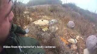 Footage from the Hezbollah terrorists body cameras identification and their elimination by the IDF [upl. by Prendergast]