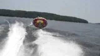 Kite Tube Disaster 55mph straight down [upl. by Antin490]