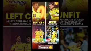 CSK Bowlers Problem IPL 2024  Mustafizur Go For World Cup  Deepak Chahar Hamstring Injured [upl. by Ennayhc807]