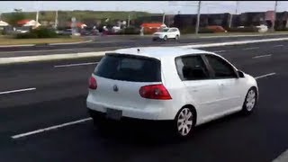 MKV Volkswagen Rabbit Straight Pipe LOUD [upl. by Enneire]