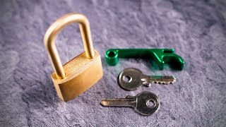 The Golden Hokey Cokey Lock Puzzle  2 Keys and a Bottle Opener [upl. by Bierman]