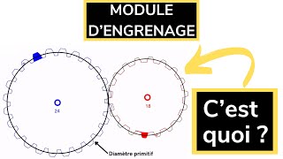 cest quoi le MODULE dun engrenage  CPGESIPREPA [upl. by Imhskal]