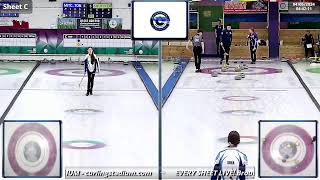 Curling Stadium  Dumfries Ice Bowl  Sheet C 040524 [upl. by Caves]