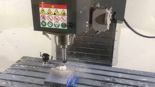 Haas VF3SSYT ThruCoolant Drilling TSC [upl. by Aerahs]