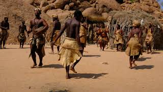 Traditional dance performance by Damara people Damaraland Namibia [upl. by Khajeh]