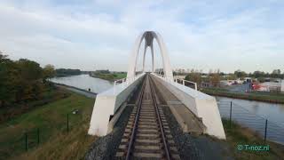 Cabinerit Groningen  Leeuwarden Stoptrein 24 oktober 2020 [upl. by Airamahs]