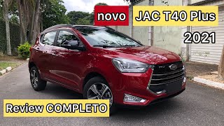 NOVO JAC T40 Plus 2021detalhes e impressões  melhor q Duster Tracker Kicks Creta TCross e HRV [upl. by Anyehs]