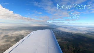 Beautiful New Years Day morning flight  RV12 [upl. by Palma80]