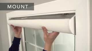 How to Install SolarRoller Shades with ContinuousLoop Lift and Cassette Valance – Inside Mount [upl. by England804]