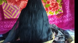 Long Hair Play For Smooth And Shine Long Hair  Gorgeous Hair Play For Beautiful Woman [upl. by Eibocaj]