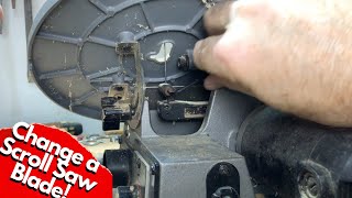 How to Change a Scroll Saw Blade [upl. by Dal]